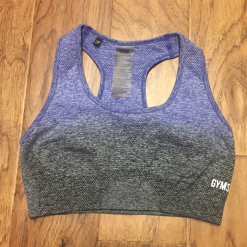 Gymshark Ombré Sports Bra indigo/black Size S